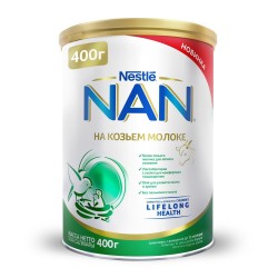 Смесь молочная, NAN (НАН) 400 г 1 на козьем молоке с рождения банка