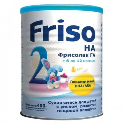 Смесь молочная Friso Фрисолак 2 ГА гипоаллергенный с 6 до 12 мес 400 г