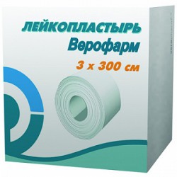Лейкопластырь фиксирующий р. 3смх300см 1 шт.