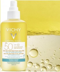Спрей солнцезащитный Vichy Капитал идеал солей увлажняющий SPF50 двухфазный 200 мл