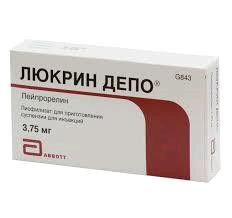 Люкрин депо, лиоф. д/сусп. для в/м и п/к введ. пролонг. 3.75 мг №1 флаконы+р-ль 2 мл